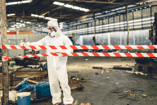 Professional Drug Lab Cleanup technician working in Lakemore, OH
